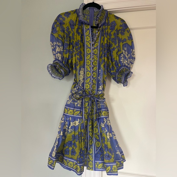 Zimmerman Raie Lantern Mini Dress - Picture 3 of 3